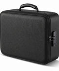 Black Fireproof Document Box With Lock Soft Shell for Important Papers Passports Certificates and a 14 Inch Laptop Water Resistant File Organizer