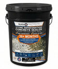 Pro Level Penetrating Concrete And Stone Sealant For Indoor Or Outdoor Areas in a 5-gallon bucket, designed for patios and driveways.