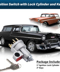 Ignition Switch With Lock Cylinder And Keys Compatible With 1955 1956 Chevy 150 210 Bel Air Nomad For 1955 1956 GMC Trucks