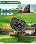 Beefy Heavy Duty Lawn Leveling Rake 17 By 10 Inch Stainless Steel Landscape Rake For Soil And Sand Leveling in garden and golf course scenes