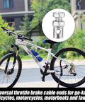20 Pieces Universal One Eighth Inch Clutch Brake Throttle Cable Ends Go Kart Cable Stops Repair Kit with bicycle.