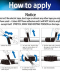 Instruction guide for applying Self-Fusing Silicone Tape 1 Inch By 10 Feet Self-Welding Repair Tape for pipe and tube leaks.
