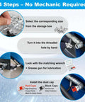 Grab This 105PC Grease Fittings Kit With Metric And Sae Zerks For All Your Daily Maintenance Chores It Includes M6 M8 M10 And Threads To Keep Your Gear Lubed And Running Smooth Like New Without Any Hiccups. 105pc grease zerk kit in storage box, zinc plated