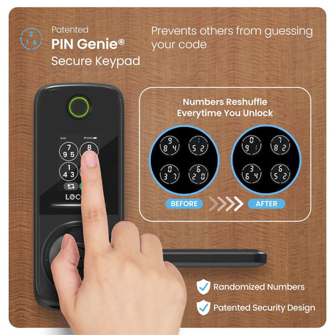 Ultra Smooth Ai Biometric Fingerprint Smart Lock Door Handle With Easy Peasy No Sweat Keyless Entry And Quick As Lightning Auto Unlock To Keep Your Crib Secure Today