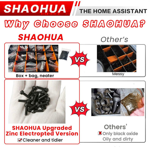 4071 Piece Metric Screw Kit With M2 M3 M4 M5 Nuts And Bolts 39 Sizes From 4mm To 30mm Hex Socket And Flat Head Screws comparison chart