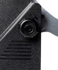 Detail of Fixed Shade Welding Helmet HSL100 W10 With Narrow Shell showing adjustment knob and textured surface