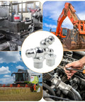 All In One Grease Fittings Assortment Kit 105 Pcs SAE And Metric Zerk Fittings Set with machinery and vehicles images