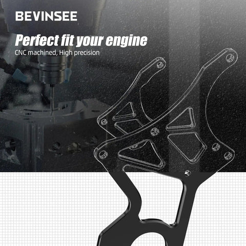 LS Engine Serpentine Bracket Kit For Alternator And Power Steering Pump Swap CNC machining image