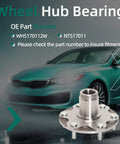 2 Front Wheel Bearings To Fit Toyota 4Runner 1996 To 2001 Sequoia 2001 To 2007 Tundra 2000 To 2006 And Tacoma 1999 To 2004 2WD Only Not Fit 4WD OE WH5170112W NT517011 High Quality Wheel Hub Assembly with car background