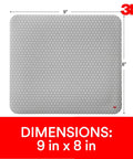 Top view of Bitmap Mouse Pad 9 x 8 Inch Foam Surface with Non Skid Backing for Optical and Ball Mouse Precision Desk Pad.