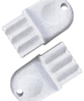 Close-up of Waffle Toilet Paper Dispenser Key Set 2 Pack Universal Fit White with Easy Lock Access for hidden bathroom dispensers.