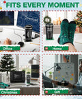 All In One Engineer Gift Set For Men With 17 Oz Stainless Steel Tumbler Circuit Board Cup Mats And Cool Circuit Socks in office setting