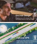 Discreet 4K Ultra HD Dash Cam With 2.4 Inch LCD Screen WiFi 170 Degree Wide Angle G Sensor installed in car