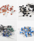All-In-One 1900Pcs Electronic Component Kit Assortment For DIY Projects With LEDs Diodes Resistors Transistors Capacitors