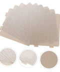 Microwave Mica Waveguide Cover Insulation Sheets 10 Pack, Heat Resistant Oven Guard Crisper Pads Prevent Grease And Splatter