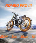 Tough Fat Tire Electric Bike Boasting 5600W Dual Motors And A Beefy 80Ah Battery for rugged terrain with dual motor and fat tires.