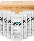 Emergency Drinking Water Packets, 62 Sachets Of Purified Water, 4.22 Oz Each, 5-Year Shelf Life, Disaster Prep Ready Hydration pouches