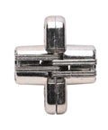 Hidden Cabinet Door Hinge Set 180 Degree Full Open One And Three Quarters Inch Height Nickel Finish Concealed Corner Lazy Susan Hinge