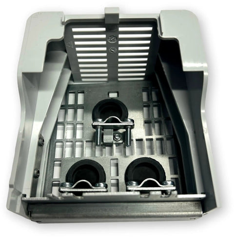 Interior view of Top Notch Variable Frequency Drive for motor control and speed regulation, showing adjustable frequency components.