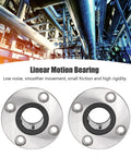 Linear Motion Bearing Flange Ball Set Kit For Equipment And Machines, Low Friction Precision Guide For Digital Coordinate Measuring Equipment, Heavy Duty Steel Material, Reliable Long Lasting Performance, Versatile Use Across Various Machines, two flange bearings
