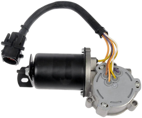 Direct Replacement Transfer Case Motor Built Hardcore For The Long Haul With Factory Style Connectors And Weathertight Seals, showing electric actuator with wires.