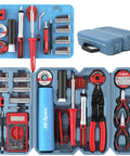 84 Piece Electronics Soldering Kit With Multimeter And Repair Tools For PCBs And Computers Including A 60W Soldering Iron And Blue ESD Mat