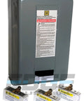 Magnetic Motor Starter Control For Air Compressors, 5HP 20A, 208 230V 3-Phase, Thermal Overloads Included, NEMA 1 Enclosure