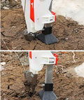 Handheld Garden Seeder Spreader With Adjustable Seed Depth And Fertilizer Planter for Home Gardens in field use