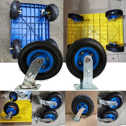 Heavy Duty Industrial Caster Wheels For Furniture And Workbenches Top Plate Rolling Castors With Swivel And Fixed Options Ideal For Carts