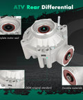 Close-up of Straight Swap Rear Differential Assembly Built Tough For Can Am Commander 1000 showing durable materials and complete motor seal.