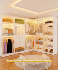 Beat The Clutter Game With This Dope Freestanding Closet System Built To Max Out Your Space Featuring Modular Wardrobe Organizers With 4 Drawers And Hanging Rods Plus A Shoe Rack With Mix And Match Towers Keep It Fresh Anywhere In Your Home.