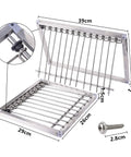 One Way Stainless Steel Pigeon Trap Door For Bird Cages And Pigeon Houses, 29 By 26 Cm Frame With Wire Bars