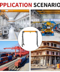 Portable Gantry Crane Boasting A Legit 4400 Lbs Lift Capacity And Fully Adjustable Height From 78 To 118 Inches Cast In A Beefy Steel Body for diverse applications.