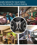 Beefy Heavy Duty RV X Chocks Wheel Stabilizers For Travel Trailers Pack Of 2 Open 2 To 10 Inches installed between wheels