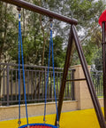 Playground swing with 4400 Lbs Heavy Duty Swing Hanger Kit with Eye Bolt Hooks for Porch Patio Tree and Playground Swings Built Tough Rust Resistant