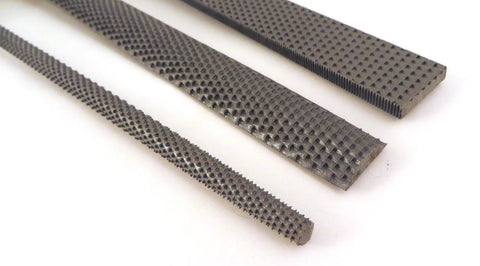 Three Piece 200 mm Cabinetmaker Wood Rasp Set With Round 8 mm, Rectangular 20 mm, And Half Round 20 mm Course Cut Rasps For Smooth Shaping