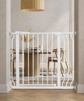 Easy Walk Through Safety Gate For Doorways And Stairs With Auto Close And Hold Open Features 36 Inch Tall Fits 29.1 To 38.5 Inch Openings