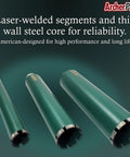 Set of 5 Inch Aggressive Diamond Turbo Core Drill Bits With V Tip For Core Drill Stand Rigs In Concrete Masonry And Cinder Blocks