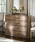 Dresser with Square Antique Brass Cabinet Pulls Three And Three Quarters Inch Center To Center 96mm Ten Pack Solid Metal