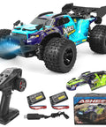 1 18 Scale All Terrain RC Car For Adults And Teens 4WD Off Road Remote Control Truck With Turbo Speed 40 KMH kit displayed