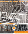 150 Pcs Dishwasher Rack Prong Repair Caps Anti Slip End Tips For Tines in gray finish installed on a dishwasher rack