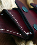Top Grain Leather Knife Sheath For Fixed Blade Knives Belt Carry Dual Orientation Vertical And Horizontal Left Hand Friendly