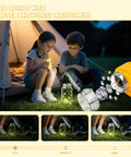 Children using Handheld Digital Microscope For Kids With 2 Inch IPS Screen Up To 1000X Magnification Portable STEM Science Toy outdoors