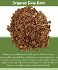 One Hundred Percent Organic Orchid Potting Bark Eight Quarts All Natural Pine Bark Mix Additive For Orchids And Epiphytes