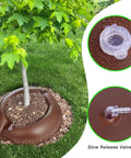 3 Pack 15 Gallon Tree Watering Ring Bags For Deep Root Watering, Low Profile Slow Release Watering Donuts around tree base