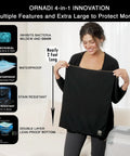 Woman holding X Large Waterproof Antimicrobial Travel Wet Dry Laundry Bag Keeps Odor In Check For Swimsuits Towels And Dirty Clothes
