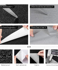 Dope Black Glitter Contact Paper Self Adhesive Peel And Stick Wallpaper with anti-scratch, toughness, and waterproof features