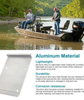 Jon Boat Seat Mount Plate SP15100 For Attwood Swivl Eze Accessories in lightweight aluminum, perfect for small boats.