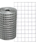 Heavy Duty Hot Dipped Galvanized Wire Mesh Roll 4 By 20 Feet Half Inch Hardware Cloth for DIY, shown in roll and flat form.
