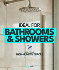 Shower area showcasing tile setting for Gray Premixed Acrylic Sanded Grout Repair Kit With Applicator For Bathroom Shower Kitchen Floor